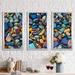 Picture Perfect International Water Stones 2 - 3 Piece Picture Frame Photograph Print Set on Acrylic in Blue | 33.5 H x 52.5 W x 1 D in | Wayfair