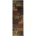 Green/Red 27 x 0.43 in Area Rug - Fleur De Lis Living Burkhardt Abstract/Beige Area Rug Polypropylene | 27 W x 0.43 D in | Wayfair