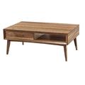 Foundry Select Brooklyn Coffee Table w/ Storage Wood in Brown | 20 H x 50 W x 28 D in | Wayfair FNDS2153 45001368