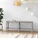 Sand & Stable™ Boden Wood Bench Wood in Gray | 24 H x 60 W x 14 D in | Wayfair D3912FA1382842D1AF814F5E6708A258