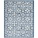 Blue/White 96 x 0.12 in Indoor Area Rug - Ophelia & Co. Salerna Hand-Tufted Wool/Blue/Ivory Area Rug Cotton/Wool | 96 W x 0.12 D in | Wayfair