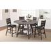 Gracie Oaks Caruso Dining Table Wood in Brown/Gray | 36 H in | Wayfair GRCS3038 45001381