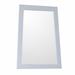 Bellaterra Home Framed Bathroom/Vanity Wall Mirror Wood in White | 28 H x 22 W x 1 D in | Wayfair 9901-M-WH