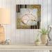 Highland Dunes 'Gold Sea Scape 4' Graphic Art Print on Wrapped Canvas Canvas | 14 H x 14 W x 2 D in | Wayfair HLDS1875 39249983