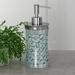 Langley Street® Wehr Soap & Lotion Dispenser Glass, Stainless Steel in Gray/Green | 7.75 H x 3.25 W x 3.25 D in | Wayfair HLDS7445 42834411