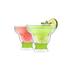 HOST Freeze 12 oz. Plastic Margarita Glass Plastic in Green | 4.25 H x 4.75 W in | Wayfair 5173