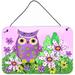 Caroline's Treasures Who is Your Friend Owl by Jamie Carter Painting Print Plaque Metal in Green | 8 H x 12 W x 0.05 D in | Wayfair PJC1096DS812