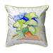 Betsy Drake Interiors Ginko Outdoor Square Pillow Cover & Insert Polyester/Polyfill blend | 12 H x 12 W x 5 D in | Wayfair SN152