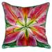 Betsy Drake Interiors Pink Lily Indoor/Outdoor Throw Pillow Polyester/Polyfill blend | 22 H x 22 W in | Wayfair ZP701