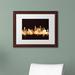 Trademark Fine Art 'Chicago Illinois Skyline Gold' Framed Graphic Art Canvas | 16 H x 20 W x 0.5 D in | Wayfair MT1195-W1620MF
