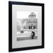 Trademark Fine Art 'Paris Kiss' Matted Framed Print on Canvas Canvas, Wood | 20 H x 16 W x 0.5 D in | Wayfair YG7132-B1620MF