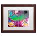 Trademark Fine Art 'Vertigo' Framed Painting Print Canvas | 11 H x 14 W x 0.5 D in | Wayfair AR0011-W1114MF