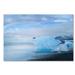 Trademark Fine Art 'Blue Exception' Photographic Print on Wrapped Canvas Canvas, Crystal | 16 H x 24 W x 2 D in | Wayfair PSL0627-C1624GG