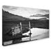 Trademark Fine Art Beyond the Gate by Philippe Sainte-Laudy Photographic Print on Wrapped Canvas Metal in Black/White | 22 H x 32 W x 2 D in | Wayfair