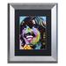 Trademark Fine Art 'George Harrison' by Dean Russo Framed Painting Print Canvas, Wood | 14.5 H x 17.5 W x 1.25 D in | Wayfair ALI2604-S1114BMF