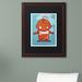 Trademark Fine Art 'Retro Robot Orange' Craig Snodgrass Framed Painting Print on Canvas Canvas, Wood | 18.75 H x 22.75 W x 0.75 D in | Wayfair