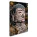 Trademark Fine Art "Giant Buddha VI" by Philippe Hugonnard Photographic Print on Wrapped Canvas Metal in Green | 32 H x 22 W x 2 D in | Wayfair