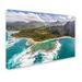 Trademark Fine Art "Kauai's Tunnels Beach" by Pierre Leclerc Photographic Print on Wrapped Canvas Metal | 22 H x 32 W x 2 D in | Wayfair