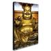 Trademark Fine Art "Gold Buddha" by Philippe Hugonnard Photographic Print on Wrapped Canvas Canvas | 24 H x 16 W x 2 D in | Wayfair PH0432-C1624GG