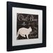 Trademark Fine Art 'Les Chats I' Framed Vintage Advertisement Canvas | 11 H x 11 W x 0.5 D in | Wayfair ALI4479-B1111MF