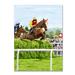 Trademark Fine Art 'Horse Racing' Print on Canvas Canvas | 24 H x 18 W x 2 D in | Wayfair ALI8997-C1824GG