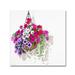 Trademark Fine Art 'Hanging Basket' Print on Canvas Canvas | 18 H x 18 W x 2 D in | Wayfair ALI9044-C1818GG