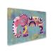 Trademark Fine Art 'Boho Elephant 4' Graphic Art Print on Wrapped Canvas Metal | 24 H x 32 W x 2 D in | Wayfair ALI12172-C2432GG