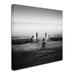 Trademark Fine Art 'Lorne Pier II' Photographic Print on Wrapped Canvas Canvas, Metal in Black | 35 H x 35 W x 2 D in | Wayfair ALI7339-C3535GG