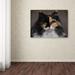 Trademark Fine Art 'Calico Cat Portrait' Graphic Art Print on Wrapped Canvas Canvas | 14 H x 19 W x 2 D in | Wayfair ALI13830-C1419GG