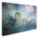 Trademark Fine Art 'Nashville Tennessee Skyline' Graphic Art Print on Wrapped Canvas Canvas | 14 H x 19 W x 2 D in | Wayfair ALI14751-C1419GG