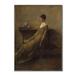 Trademark Fine Art 'Lady In Gold' Print on Wrapped Canvas Metal | 32 H x 24 W x 2 D in | Wayfair AA01151-C2432GG