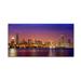 Trademark Fine Art 'Chicago Dusk full skyline' Photographic Print on Wrapped Canvas Metal | 16 H x 32 W x 2 D in | Wayfair ALI17811-C1632GG