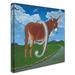 Trademark Fine Art 'Asinine (Donkey in 9)' Print on Wrapped Canvas Canvas | 18 H x 18 W x 2 D in | Wayfair ALI13318-C1818GG
