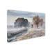 Trademark Fine Art 'Warmth Cold' Graphic Art on Wrapped Canvas Canvas | 12 H x 19 W x 2 D in | Wayfair 1X02059-C1219GG