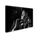 Trademark Fine Art 'Good Night & Good Luck' Photographic Print on Wrapped Canvas Metal in Black/White | 24 H x 32 W x 2 D in | Wayfair