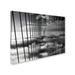 Trademark Fine Art 'Ethereal Land Mark' Graphic Art Print on Wrapped Canvas Metal in Black/White | 24 H x 32 W x 2 D in | Wayfair 1X03382-C2432GG