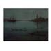 Trademark Fine Art 'Nocturne In Blue & Silver The Lagoon Venice' Print on Wrapped Canvas Canvas | 18 H x 24 W x 2 D in | Wayfair AA00947-C1824GG