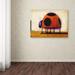 Trademark Fine Art 'Ladybug' Print on Wrapped Canvas in White/Black | 35 H x 47 W x 2 D in | Wayfair ALI16665-C3547GG