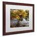 Trademark Fine Art "Kendal Lake Autumn" by Kurt Shaffer Framed Photographic Print Canvas, Wood | 16 H x 20 W x 0.5 D in | Wayfair KS0135-W1620MF