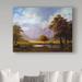 Trademark Fine Art 'Mountain Scene 2' Oil Painting Print on Wrapped Canvas Canvas | 14 H x 19 W x 2 D in | Wayfair ALI20223-C1419GG