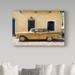 Trademark Fine Art 'Classic Golden Car II' Photographic Print on Wrapped Canvas Canvas | 12 H x 19 W x 2 D in | Wayfair PH00734-C1219GG