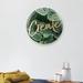 Ivy Bronx Create Jungle - Textual Art Print on Acrylic Plastic/Acrylic in Green | 24 H x 24 W x 1.5 D in | Wayfair IVBX3598 43178863