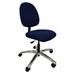 Industrial Seating Task Chair Aluminum/Upholstered in Blue | 35 H x 27 W x 27 D in | Wayfair AM22S-F-NAVY 321