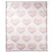 Ivy Bronx Ferrier Heart Fleece Throw Polyester in Blue/Pink | 50 W in | Wayfair 89657C347A92464E8ED53522822B4A49