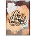 Ivy Bronx 'Beautiful Colorful Life II' - Textual Art Print on Canvas Canvas, Wood in Brown | 15 H x 10 W x 1.5 D in | Wayfair IVYB6027 40309336