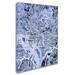 Ivy Bronx 'Washington DC Street Map' Rectangle Framed Graphic Art on Wrapped Canvas Metal in Blue/Green | 32 H x 24 W x 2 D in | Wayfair