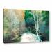 ArtWall Calm River by Elena Ray Graphic Art on Wrapped Canvas Metal in Green | 32 H x 48 W x 2 D in | Wayfair 0ray120a3248w