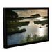 ArtWall Early Morning On Beach Drive Ii by Steve Ainsworth Framed Photographic Print on Wrapped Canvas in White | 24 H x 36 W x 2 D in | Wayfair
