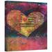 ArtWall Tantra Heart by Elena Ray Painting Print on Wrapped Canvas in White | 36 H x 36 W x 2 D in | Wayfair 0ray097a3636w