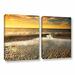 ArtWall Returning Home by Steve Ainsworth 2 Piece Photographic Print on Gallery Wrapped Canvas Set Canvas in Yellow | 18 H x 28 W x 2 D in | Wayfair